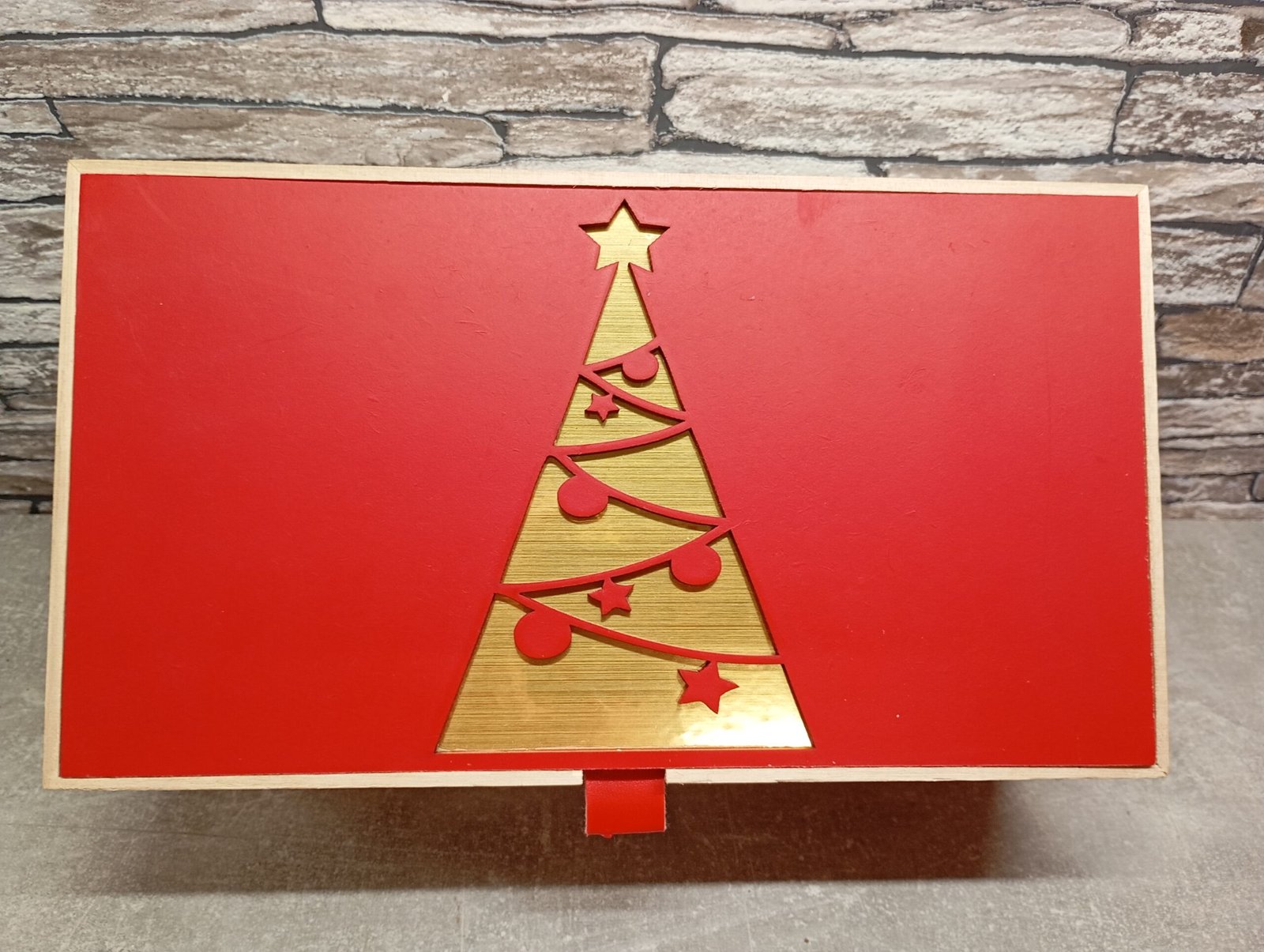 Coffret Noël boite en bois – Image 3